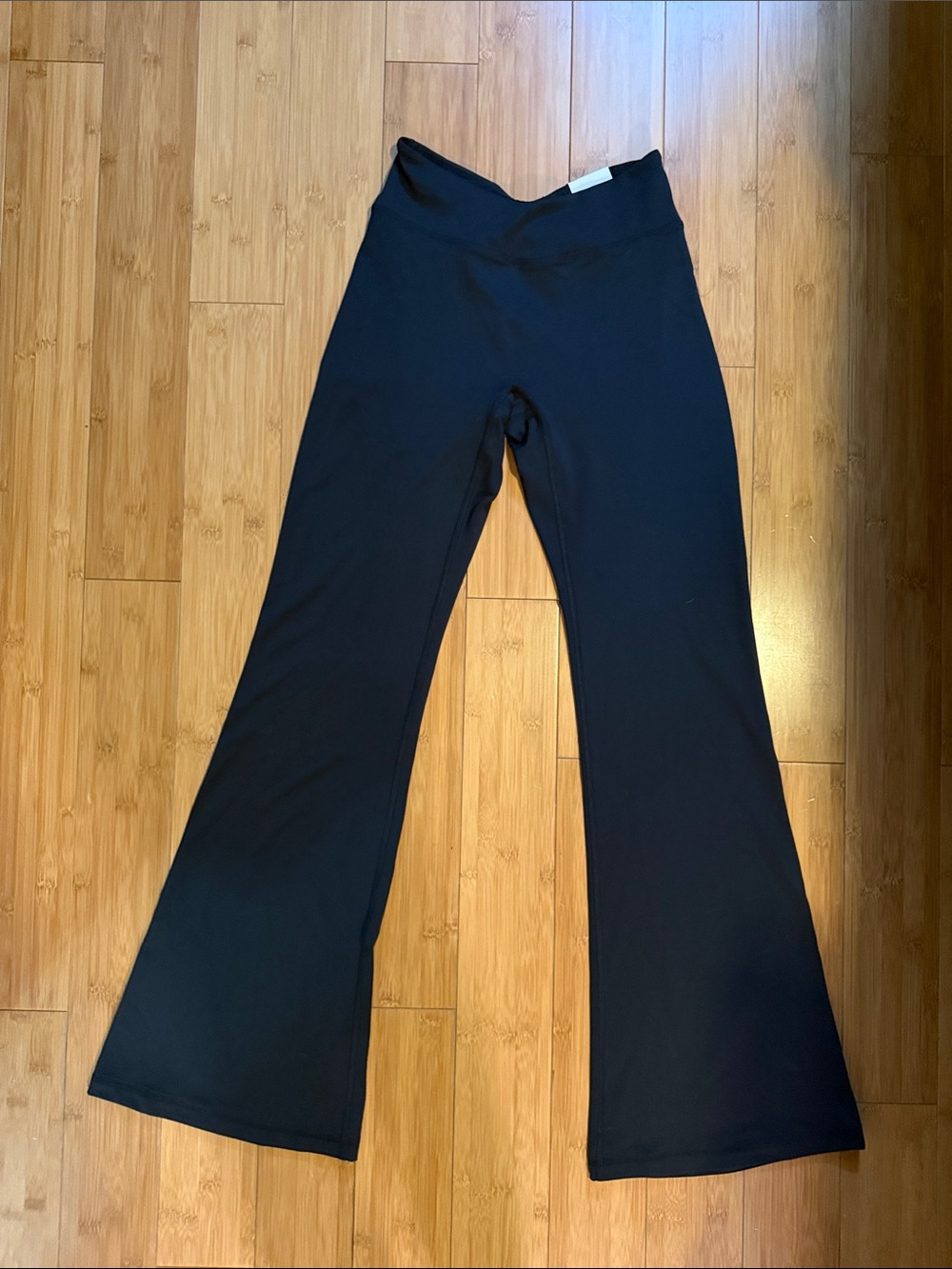 PINK Victoria's Secret Black Flared Sweatpants